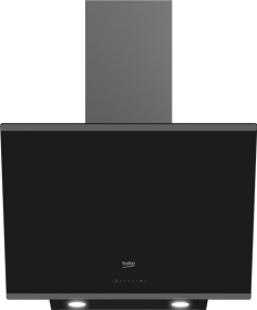 Beko *DISCONTINUADO* HCA63640BH - Campana inclinada en negro de 60cm Clase A