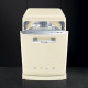 Smeg LVFABCR2 - Lavavajillas 50's Tyle 13 servicios 60 cm Clase A+++