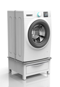 Meliconi 656144 - Kit unión para lavadora y secadora con cajón
