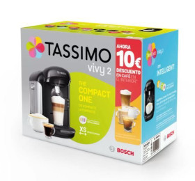 Bosch TAS1402V - Cafetera Tassimo Vivy 2 Color Negro