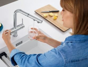 Blanco 525198 - Grifo Blanco Fontas-S II Superficie Metálica Cromado