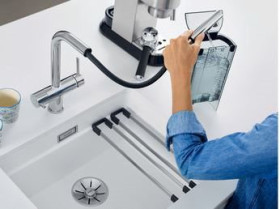 Blanco 525198 - Grifo Blanco Fontas-S II Superficie Metálica Cromado