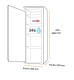 Balay 3FCE563XE - Frigorífico 1 puerta de 186x60cm Inox Clase E