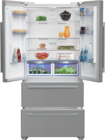 Beko GNE60531XN - Frigorífico americano de 182 x 84 x 80,1 cm A+