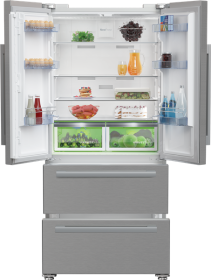 Beko GNE60531XN - Frigorífico americano de 182 x 84 x 80,1 cm A+