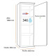 Balay 3FCE563WE - Frigorífico 1 puerta de 186x60cm Clase E LED
