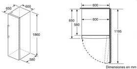 Balay 3GFF568XE - Congelador 1 puerta Inox Antihuellas 186x60cm A++
