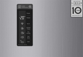 LG GF5237PZJZ1 - Congelador vertical de 185x59,5cm Inox Antihuellas