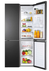 Haier HTF-610DSN7 - Frigorífico Americano NoFrost A++ Acero Negro