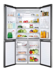 Haier HTF-610DSN7 - Frigorífico Americano NoFrost A++ Acero Negro