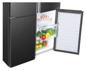 Haier HTF-610DSN7 - Frigorífico Americano NoFrost A++ Acero Negro