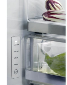 Haier HTF-610DSN7 - Frigorífico Americano NoFrost A++ Acero Negro
