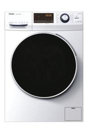 Haier *DISCONTINUADO* HWD100-BP14636 - Lavasecadora de 10 y 6 kg Clase A Inverter