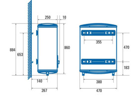 Termo eléctrico vertical / horizontal Cata CTRH 50 REV con capacidad de 50  litros · Cata · El Corte Inglés