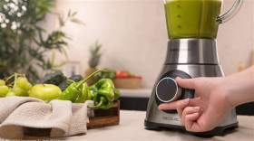 Cecotec 04140 - Batidora de Vaso POWER BLACK TITANIUM 1300 PERFECTMIX