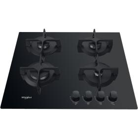 Whirlpool gob 616nb placa de gas natural 60cm 4 quemadores negro (1)