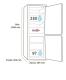 Beko RCHE365K30XBN - Frigorífico combi 184,5 x 59,5 cm F Look Inox
