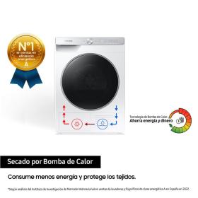 Secadora Serie 80 9kg Blanco DV90T8240SH