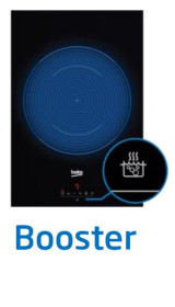 Beko HII63201FMT - Encimera IndyFlex con zona doble de 32cm