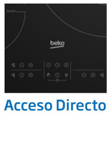 Beko HII63201FMT - Encimera IndyFlex con zona doble de 32cm