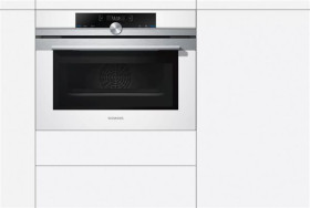 Siemenes CM633GBW1 - Horno compacto con Microondas iQ700 Blanco