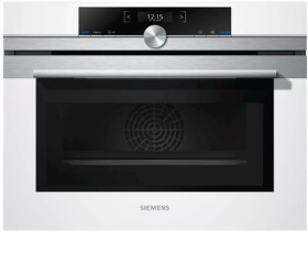 Siemenes CM633GBW1 - Horno compacto con Microondas iQ700 Blanco