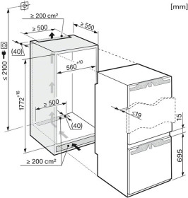 Frigorífico combinado Miele KE30000 KFNS 37432 iD 1