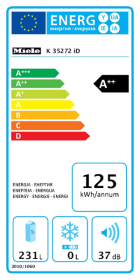 Etiqueta energética K 35272 iD