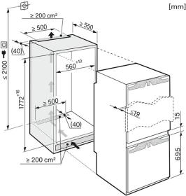 Frigorífico combinado Miele KE30000 KFN 37232 iD 1
