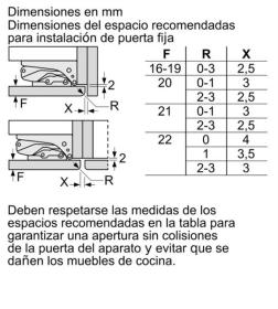 Bosch KIR41AFF0 - Frigorífico Integrable 122.5x56cm Clase A++