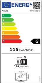 Philips 70PUS7505/12 - Televisor 70" 4K UHD Smart TV Saphi Wifi A+/G