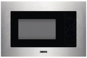 Zanussi ZMSN6DX - Microondas Integrable 700W con Grill 20 Litros Inox
