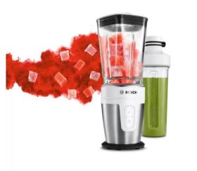 Bosch MMBM7G2M - Batidora de Vaso 350W VitaStyle Mixx2Go Acero Inox