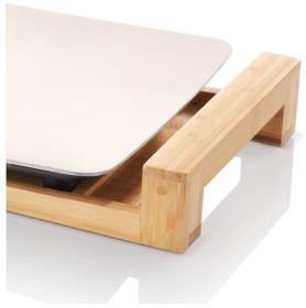 Princess 103030 - Plancha Cerámica 50x25cm y Estructura de Bambú 2500W