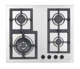 Teka 40214060 - Placa EFX 60.1 4G AI AL DR Gas Butano 4 Zonas 60 Cm Inox