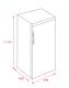 Teka 113300002 - Congelador TGF3 270 No Frost 171.4x59.5 Cm Clase A+ Blanco