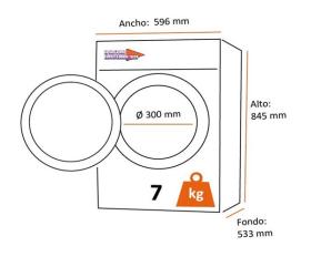 Teka 113910001 - Lavadora WMT 40720 WH 7 Kg 1200 Rpm Clase D Blanca