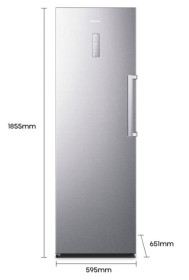 Hisense FV354N4BIE - Congelador Vertical 185.5 x 59.5 Cm Clase E Inox
