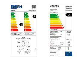 Hisense WDQY1014EVJM - Lavadora secadora de 10/6kg con vapor