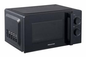 Hisense H20MOBS1HG - Microondas negro con grill de 20 litros