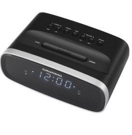 Grundig SCN 120 - Radio despertador con pantalla LED AM/FM