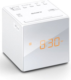 Sony ICFC1W - Radio despertador color blanco Bandas FM y AM