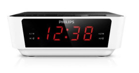 Philips AJ3115/12 - Radio despertador blanco Pilas AAA Alarma dual