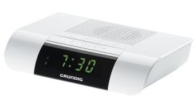 Grundig KSC 35W - Radio despertador blanco LED Conexión a red