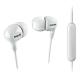 Philips SHE3555WH - Auriculares compactos en color blanco 20W