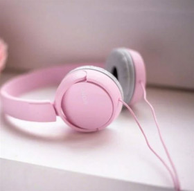 Sony MDRZX110P - Auriculares de diadema en color rosa
