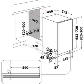 Lavavajillas Indesit DSIE2B10