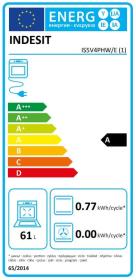 Indesit is5v4phwe cocina vitrocerámica 4 zonas + horno eléctrico 50 cm (1)