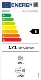 Liebherr GPesf-1476-21 001 - Congelador vertical Table Top SmartFrost