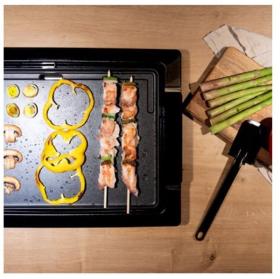 Cecotec 03093 - Plancha de Asados Tasty&Grill 2000 Inox 2000W